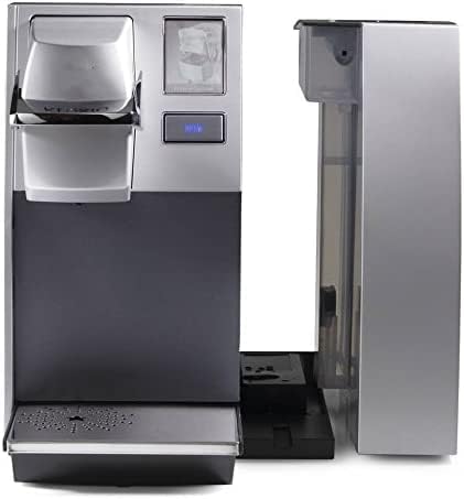 Office Pro Commercial Coffee Maker Single Serve K-Cup Pod Coffee Brewer Silver Extra Large 90 Oz. Water Reservoir
