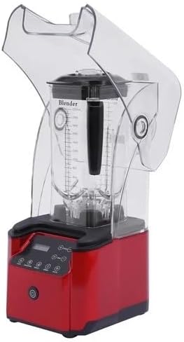 Commercial Blender 74.4oz 2200W Professional Smoothie Machine Heavy Duty Countertop Blender with 6-Blade 8 Gears Adjustable Speed &amp Timer for Commercial and Home