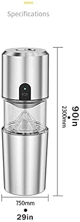 Portable Coffee Maker Multifunction Mini Electric Espresso Grinder Machine Stainless Steel Rechargeable