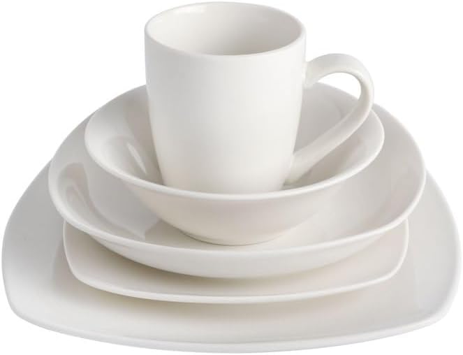 30-Piece Dinnerware Set Plate Bowl Water Cup Bowl Dish Household Round Dish Set
