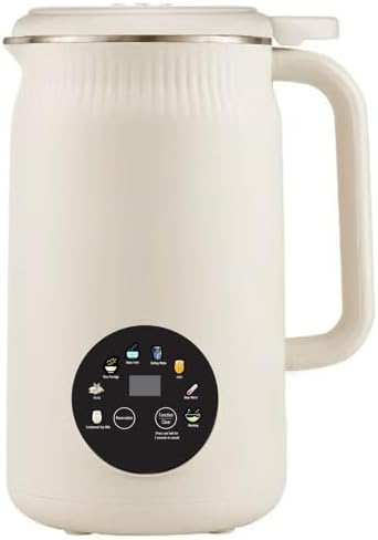 Soy Milk Maker Nut Milk Maker Blender 1.2L Homemade Soy Almond Oat Coconut Plant Based and Non Dairy Beverages Automatic Soybean Machine With Delay Start/Keep Warm/Boil Water Cream