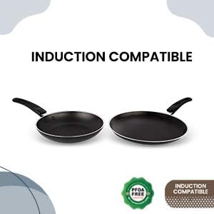 Greenchef Duo Pack Cookware Set Fry Pan and Flat Tawa