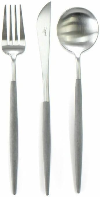 Cutipol GOA Gray Silver Dinner Set 6 Pieces