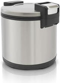 Commercial Rice Warmer &amp Food Warmer 19L (20Qt) Large Capacity Stainless Steel Rice Cooker Warmer with Non-Stick Pot 2 Adjustable Temperature Auto Keep-Warm for Restaurants Catering Parties