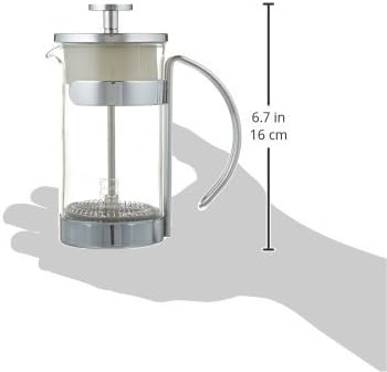 Norpro 5581 Glass/Chrome Coffee/Tea Press 2 Cup