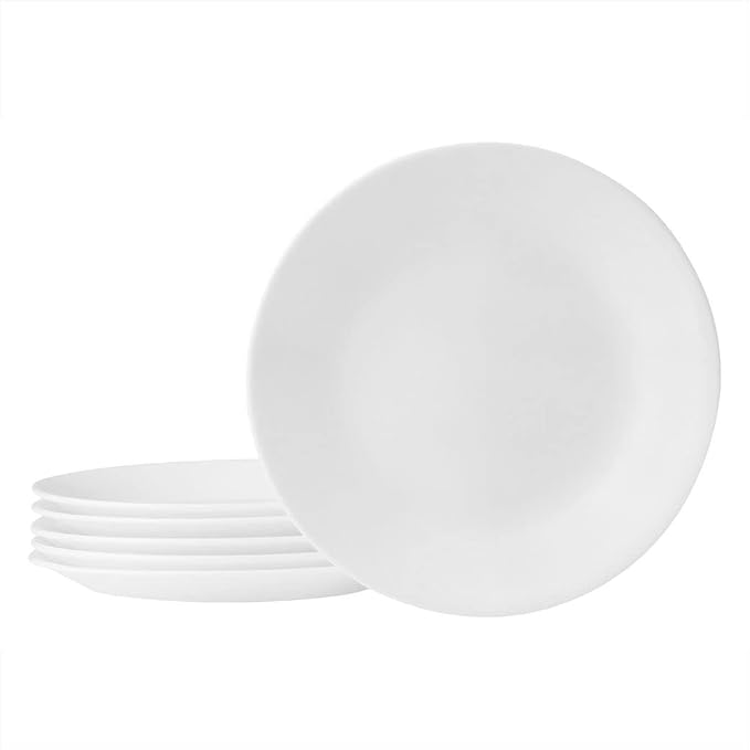 Corelle Vitrelle (Set of 4 Pieces) 18-Oz Soup/Cereal Bowls &amp Vitrelle 6-Piece Salad Appetizer Plate Set &amp Vitrelle 6-Piece Salad Plates Set