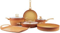 Terracotta 9 Piece Cooking Set with Griddle Comal - Terracotta