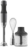 KitchenAid KHB2351QG 3-Speed Hand Blender-Liquid Graphite (Renewed)