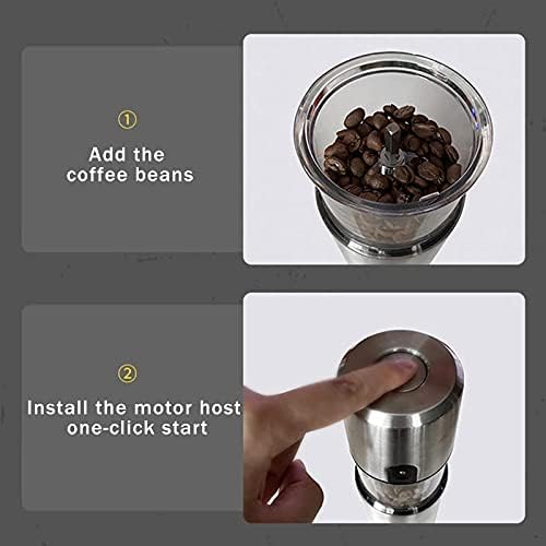 Portable Coffee Maker Multifunction Mini Electric Espresso Grinder Machine Stainless Steel Rechargeable