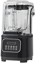 Professional with Shield Commercial Countertop 68 oz Combo Stainless Steel 9 Speed &amp 5 Functions for Shakes Smoothies Peree and Crush Ice Black