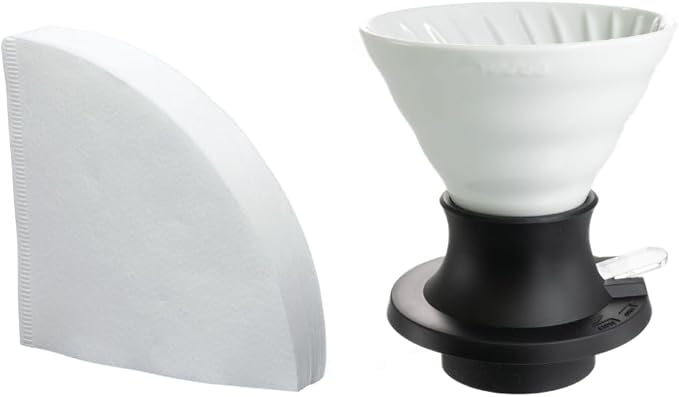 Hario V60 Ceramic Immersion Dripper Switch 200ml White