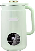 Automatic Nut Soy Mike Maker 42 oz (1200ml) 1.2L Plant Milk Machine with Stainless Steel Blades for Homemade Almond Soy Plant-Based Milk and Dairy Free Beverages Soy Maker Machine Green