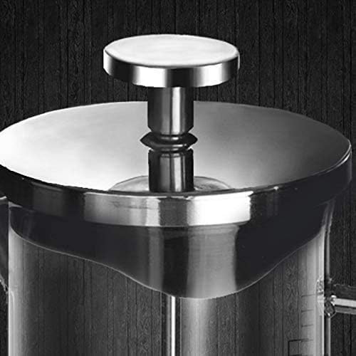French Press Coffee Maker (34 oz) 304 Stainless Steel Coffee Press with Filter Screens Durable Easy Clean Heat Resistant Borosilicate Glass - 100% BPA Free