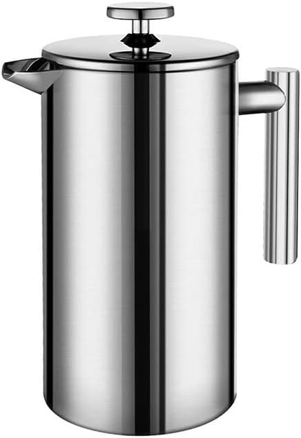 Coffee Press Maker French Press Stainless Steel Espresso Coffee Machine Double-Wall Tea Maker Pot 1000ml Pots (800ml)