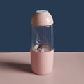 Portable Blender for Shakes and Smoothies Personal Travel Blender for Protein with 4000mAh USB Rechargeable Battery Crush Ice Frozen Fruit and Drinks 380ml Mini Travel Cup (Color : Pink)