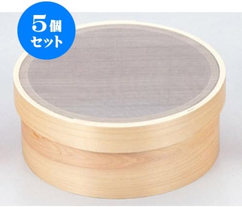 Set of 5 Kitchen Supplies Wooden Frame with Stainless Steel Backing (9.0 inch (24 Mesh) Cookware Restaurants Openings Commercial Use Restaurants