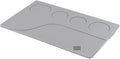 Bar Work Mat Coffee Machine Handle Non-Slip Silicone Mat Powder Press Mat(GRAY)