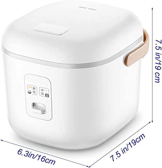 1.2L Mini Rice Cooker Portable Travel Steamer Small 25 Minutes Fast Cooking Removable Non-stick Pot Keep Warm Suitable For 1-2 People - For Cooking Soup Rice Stews &amp Oatmeal