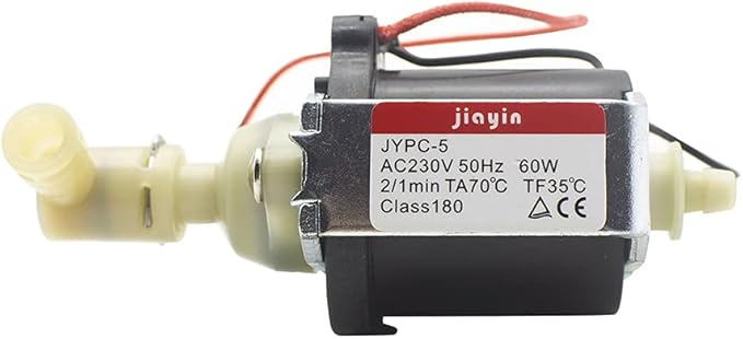 JYPC-5 AC 230V 50Hz 60W 20bar 150cc/min Electromagnetic Solenoid Water Pump for Steamer/Beverage machine/Coffee machine electric ironsetc