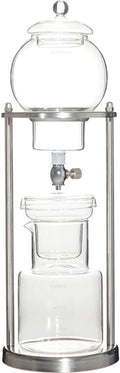 Drip Cold Brew Coffee Maker Set for Home Restaurant Office 20.2oz Manual Drip Coffee Brewer Carafe with Adjustable Water Flow Fits Most Coffee Pots