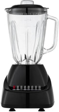 Alpine Cuisine 10-Speed Blender with 50oz Glass Jar 450W High-Power Kitchen Countertop Mixer for Smoothies Shakes Crushing Ice and Pureeing Stainless Steel Blades Pulse Function Black