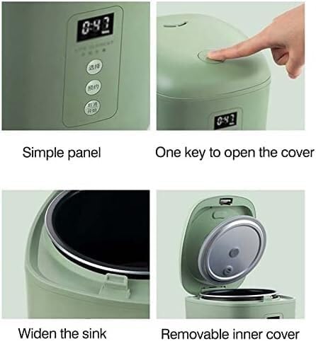 Rice Cooker Electric Rice Cooker Portable Multicooker Intelligent Appointment Cooking Pot Insulation Food Warmer 1.2L Kitchen Appliance(A)