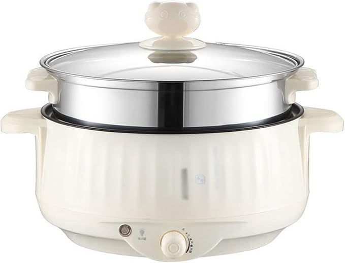 Multifunction 1.7L Single/Double Layer Rice Cooker Non-Stick 1-2 People Household Rice Cookers Pan Hot Pot (Color : B Size : One Size) (B One Size)