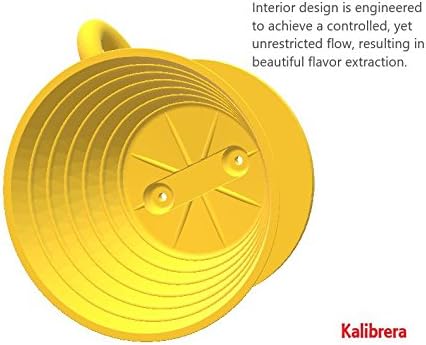 flat-bottom ceramic pour-over coffee dripper.
