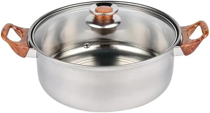 12 Pieces Stainless Steel Water Kettle Milk Soup Pot Non Stick Household Kitchen Cookware SetA12 pcB-12 pc (A 12 pc)