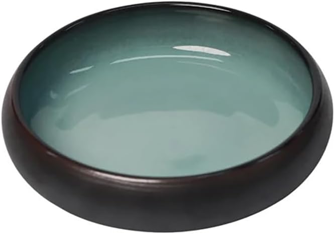 Ebros Gift Blue Sky Stars Artistic Seikai Porcelain Collection Dinnerware Serveware Kitchenware Set Asian Japanese Dining Restaurant Supply (Pack of 6 Round Appetizer Salad Banchan Deep Dish Plates)