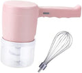 2 in 1 Electric Wireless Whisk Hand Blender Mixer USB Rechargeable with Cup (B (B As the picture shows)