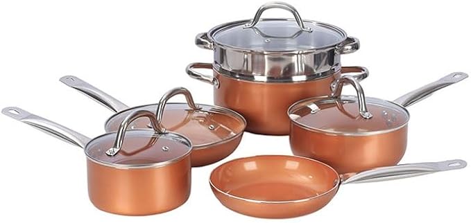 Non Stick Frying Pan Kitchen Pot Household Cookware Set Aluminum
