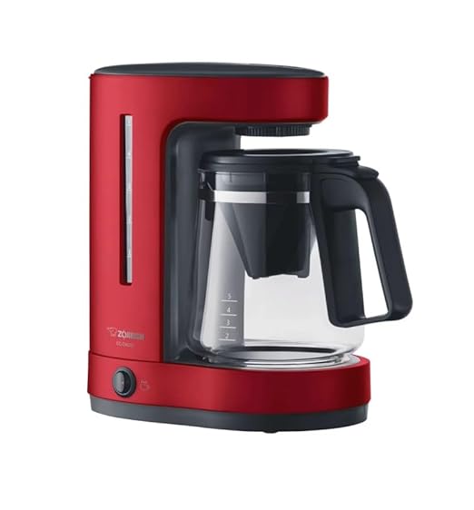 Zojirushi EC-DAC50RA ZUTTO Coffee Maker 5 Cups Red PFAS-free