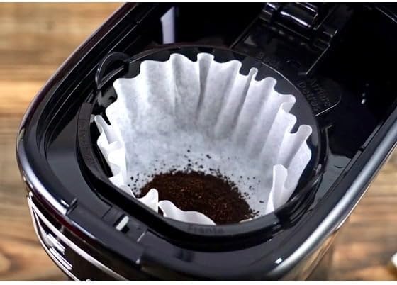 M∽A∽I∽N + Stay*s 12-Cup Digital Coffee Maker Machine Programmable Black Glass Carafe LED Display Clock Bold Brew Option 1.8L Capacity Dishwasher Safe