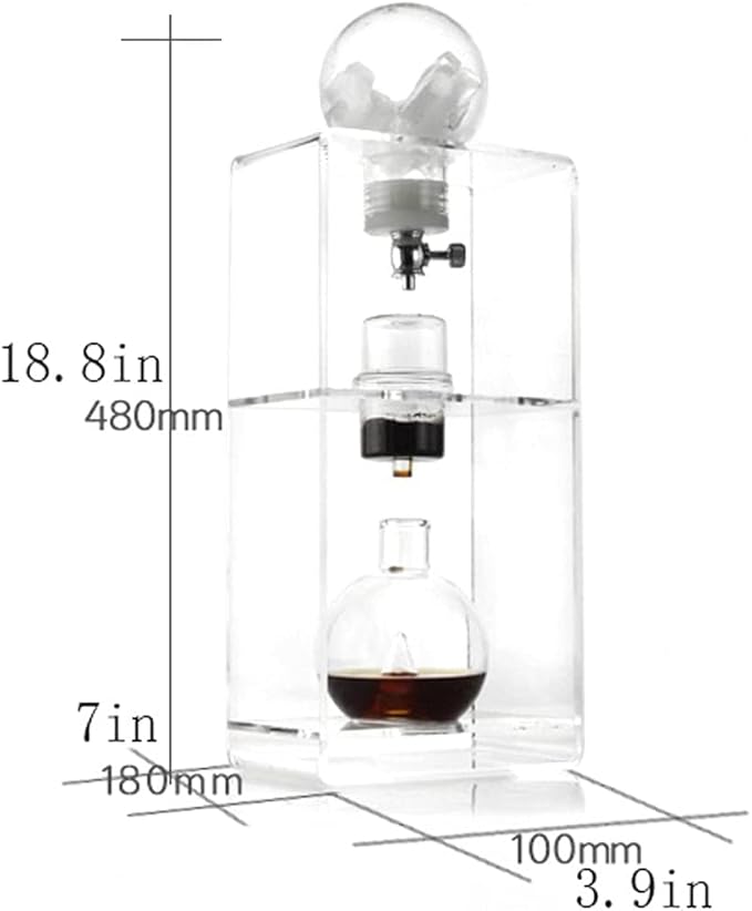 Beverage Equipment Acrylic Cold Brew Coffee Maker Coffee Maker with Stainless Steel Filter High Borosilicate Glass Siphon Coffee Maker Siphon Coffee Maker