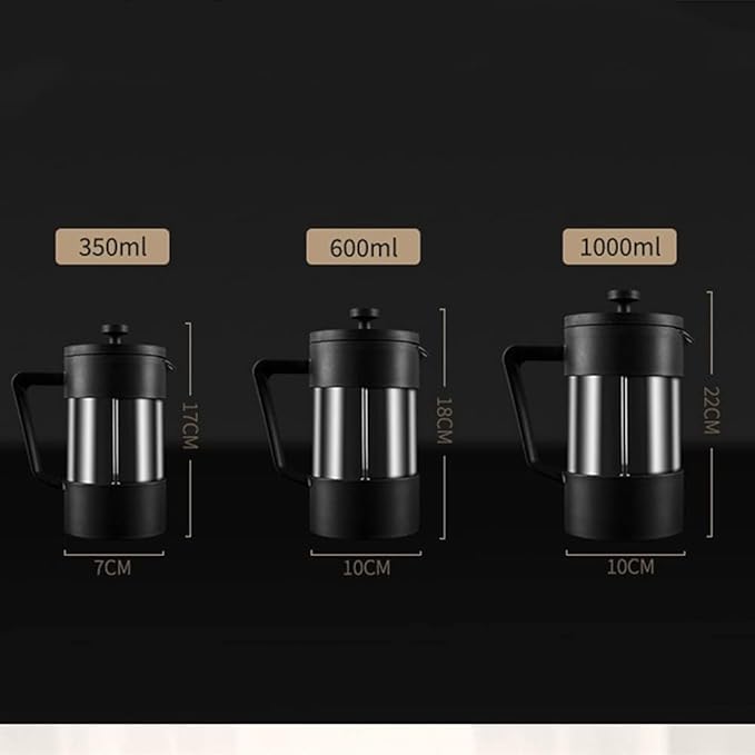 Press Coffee Maker Coffee Press CaffettiereCoffee Maker French Press Coffee Maker French Press Pot Double Walled Insulated Coffee Presser and Tea Pot for Home and Office French Press Pot Easy to