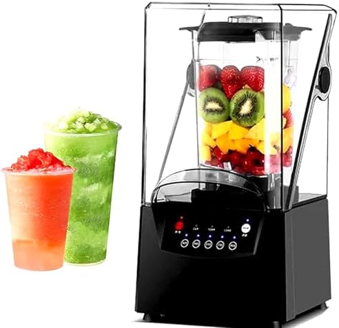 Professional 2200W Countertop Blender for Shakes &amp Smoothies 2L Quiet Design with Timer &amp Speed Control Ideal for Home &amp Commercial Use Dishwasher Safe 110V