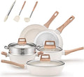 12-Piece Granite Nonstick Cookware Set Household Kitchen Supplies