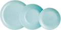 Luminarc Diwali Turquoise Opal Dinnerware Set 18 Pieces – 6 People Opal Suitable Microwave Safe Fridge Stackable