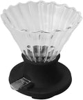 High Temperature Glass Coffee Dripper with Steel Balls Prevent Falling Easy to Operate Suitable For Immersion and Hand Drip Extraction