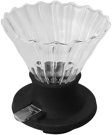 High Temperature Glass Coffee Dripper with Steel Balls Prevent Falling Easy to Operate Suitable For Immersion and Hand Drip Extraction
