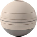 Villeroy &amp Boch Iconic Collection La Boule 7-Piece Dinnerware Set for 2 Premium Porcelain Made in Germany Dishwasher Safe 9.5 x 9 in Pure Beige