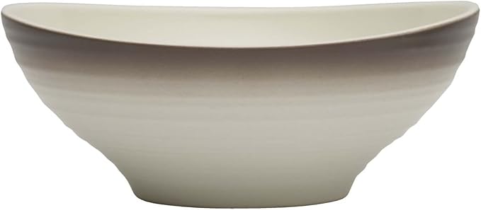 Mikasa Swirl 16-Piece Dinnerware Set Service For 4 Ombre Mocha