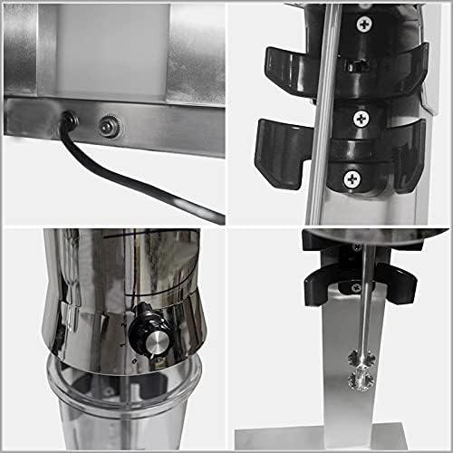 Double Head Milkshake Mixer Stainless Steel 2 Gears Speeds Smoothie Blender for Milk Tea Coffee Shops