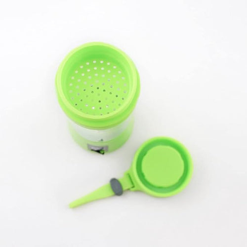 13-Ounce USB-Rechargeable Fruit Blender - Blue