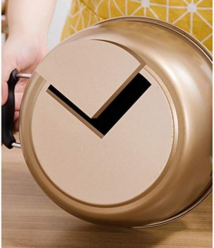 JSEIAJB 3 PCS/Set Thicken Cooking Soup Pot Nonstick Frying/Milk Pan Saucepan Glass Lid Induction Cooker Gas Stove