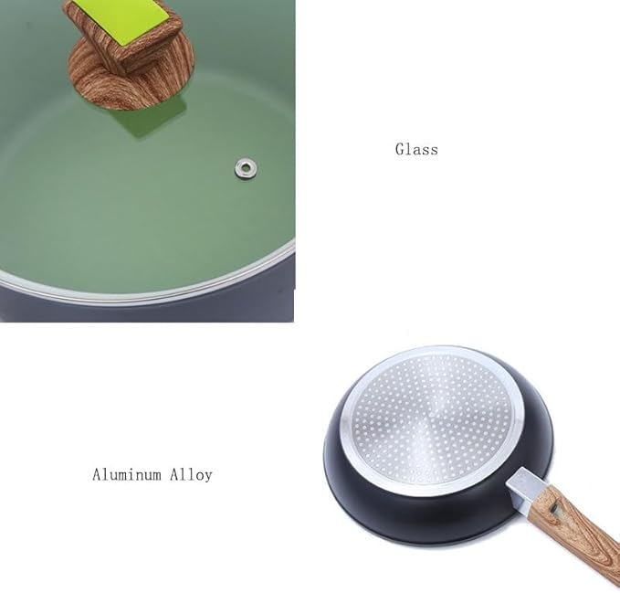Multi Function Cookware Set Aluminum Alloy Non Stick Wok Kitchen