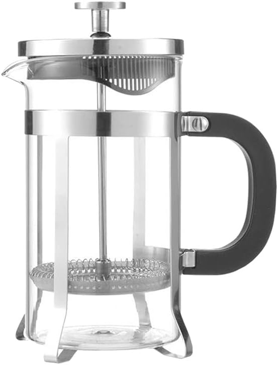 Coffee Press Stainless French Press Coffee Maker Filter Kettle 600/1000ML Filtration System Travel Pots(600ml)