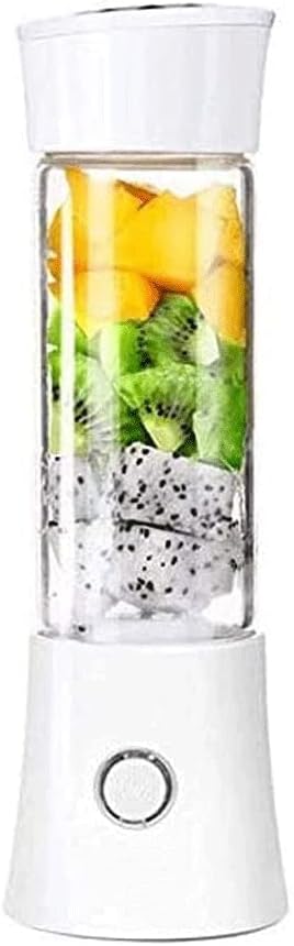 Appliances Fruit Juicer Electric USB Rechargeable Portable Blender Machine Sports Bottle Juicing Cup (Color : White)