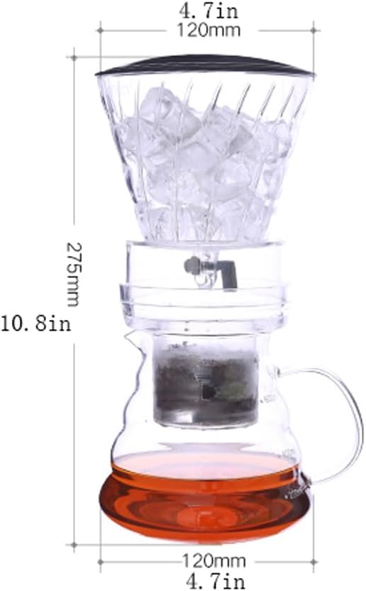 Balance Syphon Coffee Maker with High Borosilicate Glass Carafe Siphon Cold Brew Coffee Brewer with Elegant Design Retro-Style Coffee Pots